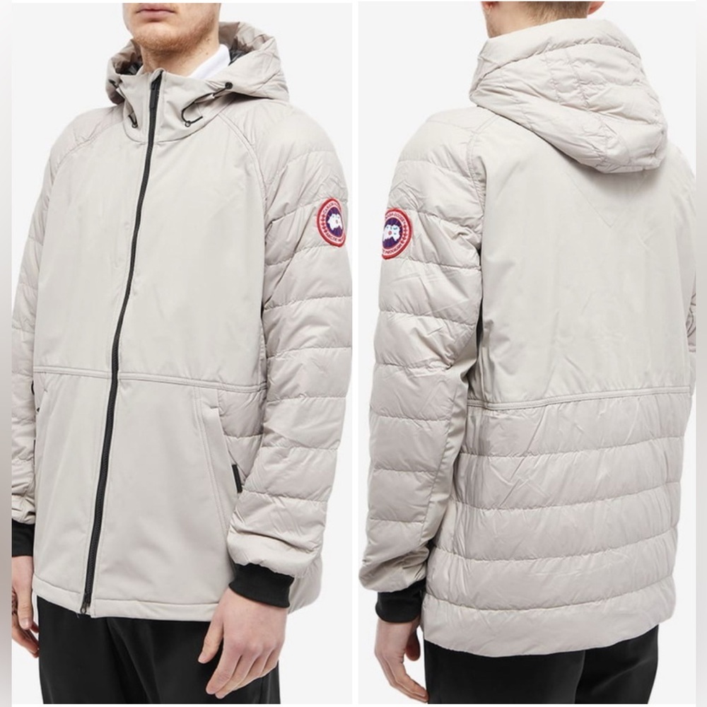 Canada Goose Men Hybridge Weyburn Hoody in Limestone NWT